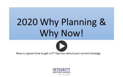 Why Planning & Why Now!